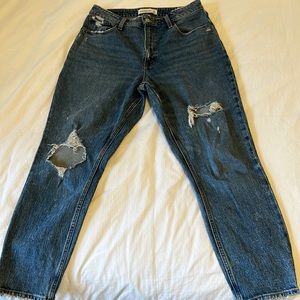 Abercrombie & Fitch Curve Love High Rise Mom Jean